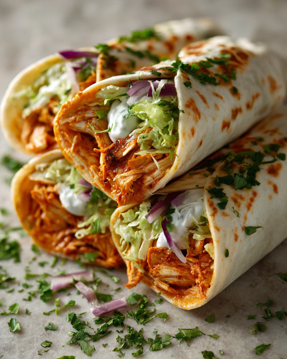 Buffalo Chicken Wraps