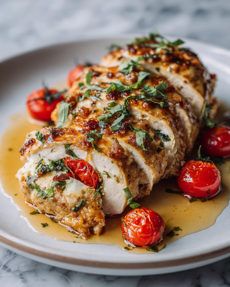 Caprese Stuffed Chicken