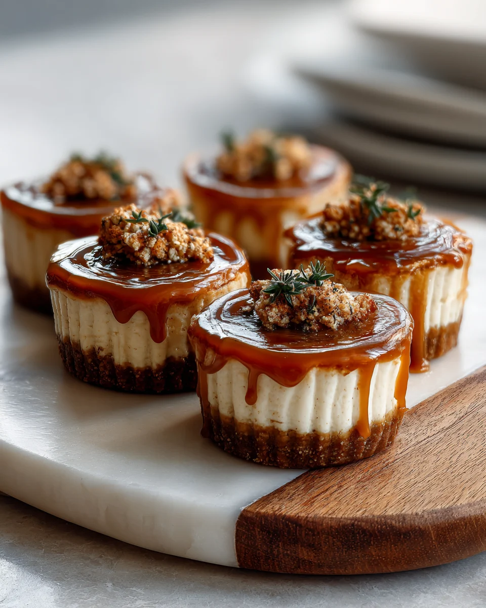 Caramel Apple Cheesecake Dessert Cups