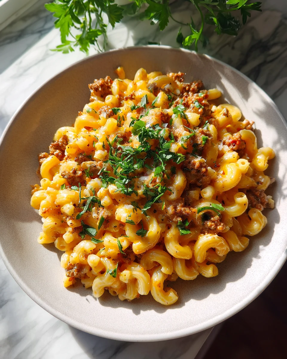 Cheeseburger Macaroni