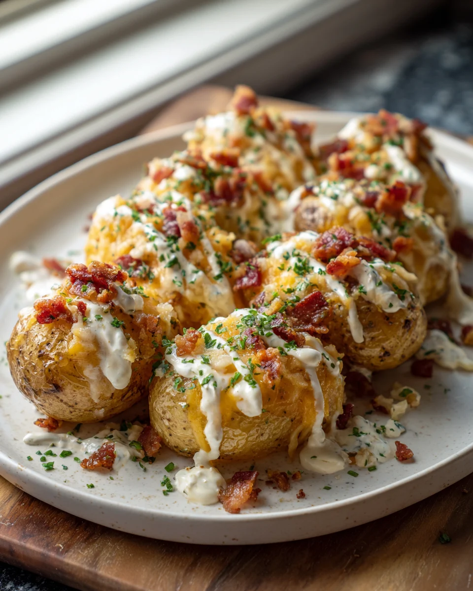 Cheesy Bacon Ranch Potatoes