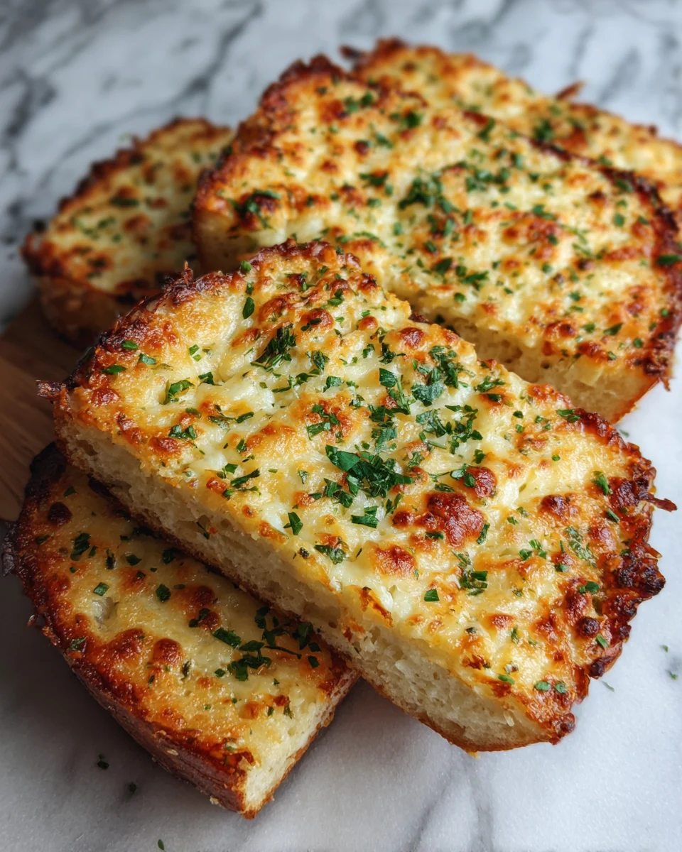 Cheesy Garlic Bread Recipe