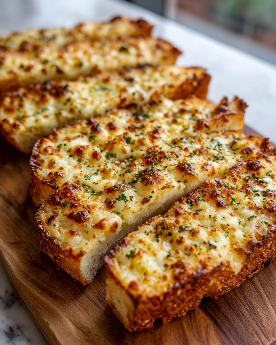 Cheesy Garlic Bread Recipe