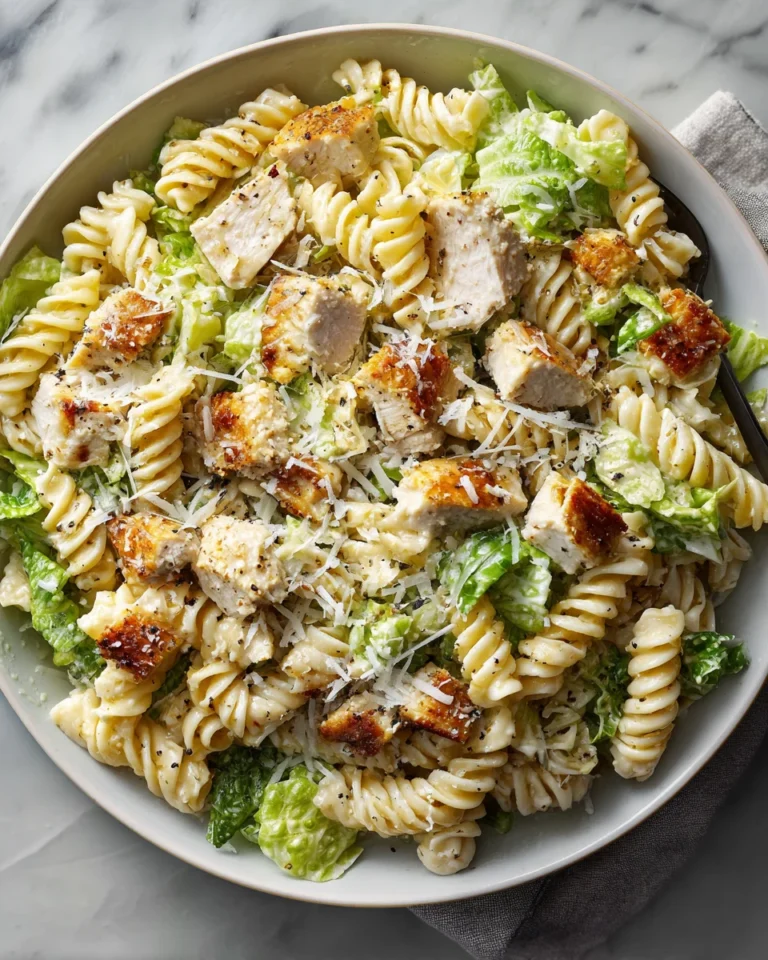 Chicken Caesar Pasta Salad