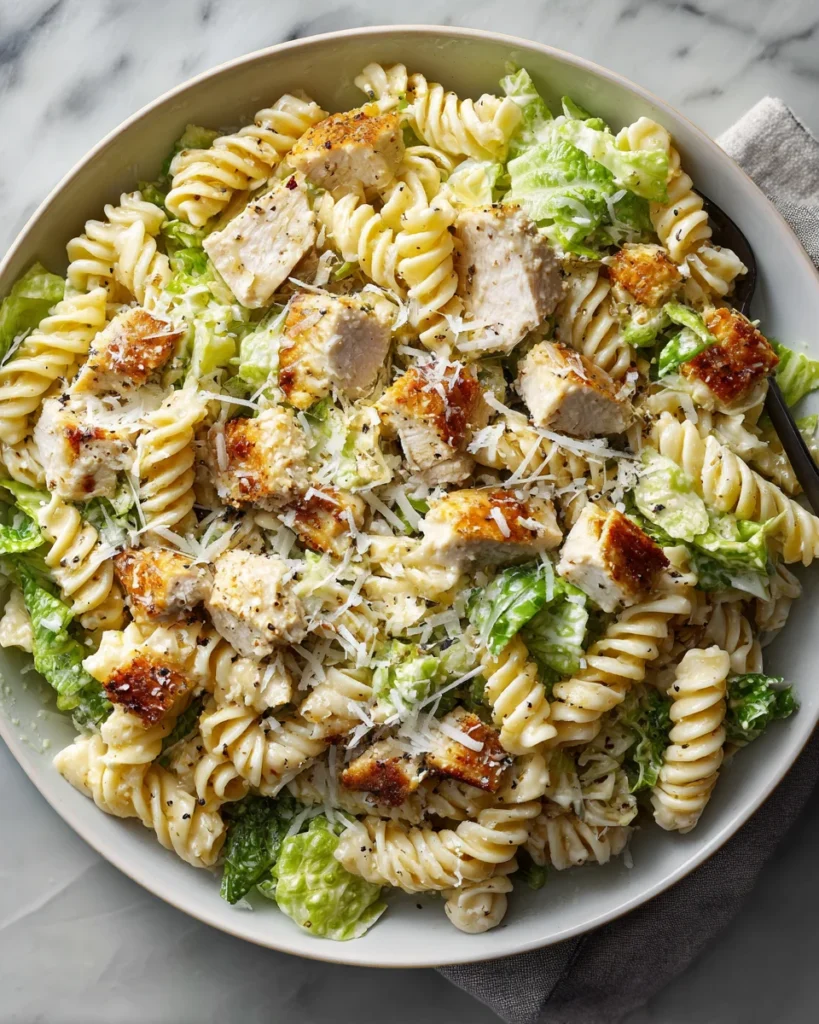 Chicken Caesar Pasta Salad