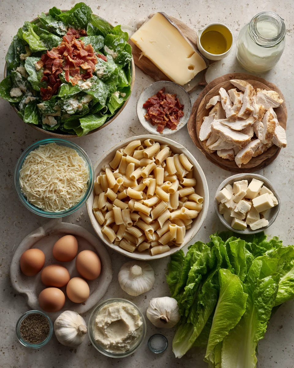 Chicken Caesar Pasta Salad