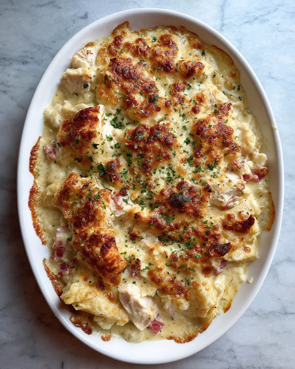 Delicious Chicken Cordon Bleu Casserole Recipe