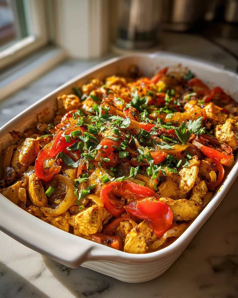 Delicious and Easy Chicken Fajita Casserole Recipe