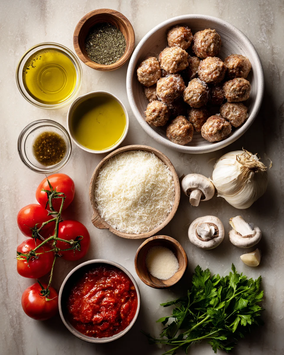 Chicken Parmesan Meatballs