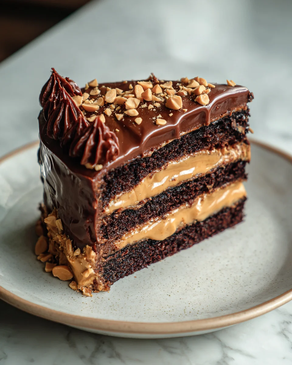 Chocolate Peanut Butter Cake