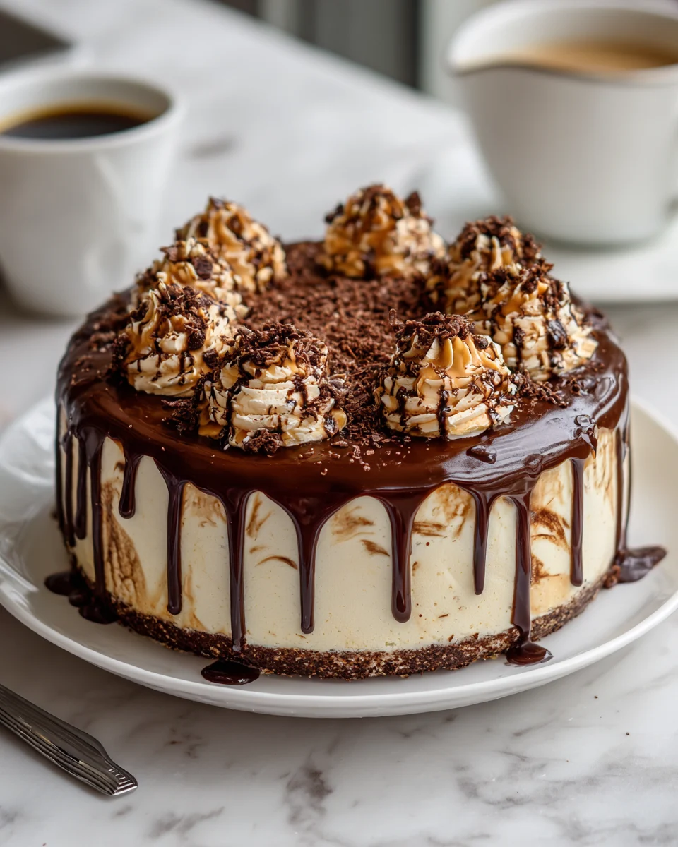 Chocolate Peanut Butter Poke Cake