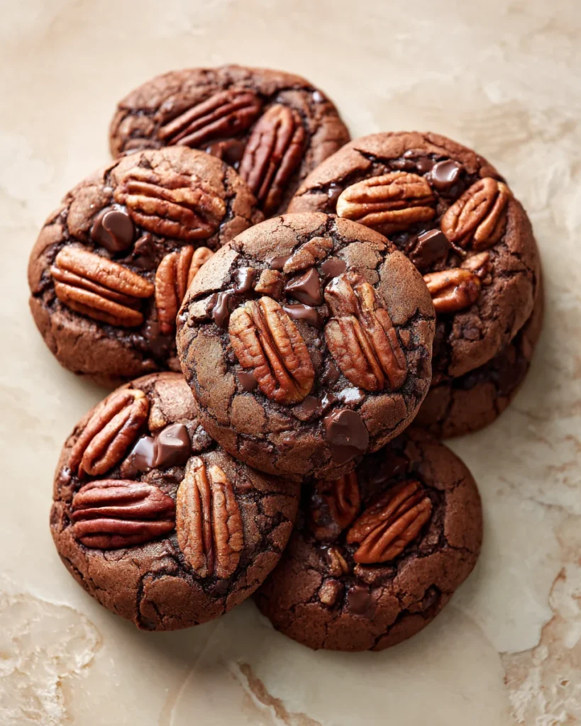 Chocolate Pecan Cookies