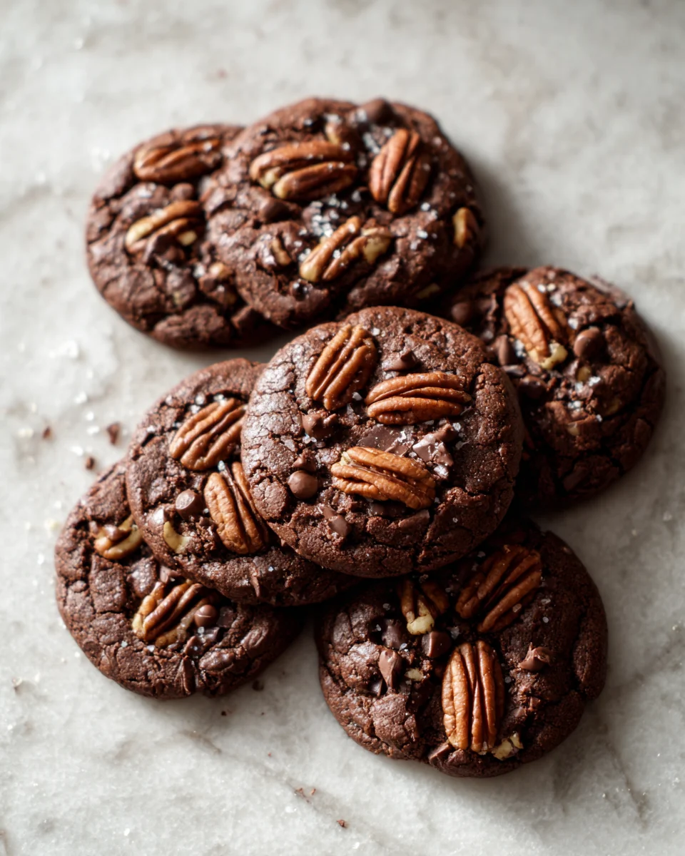 Chocolate Pecan Cookies