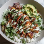Cilantro Lime Chicken Burrito Bowls