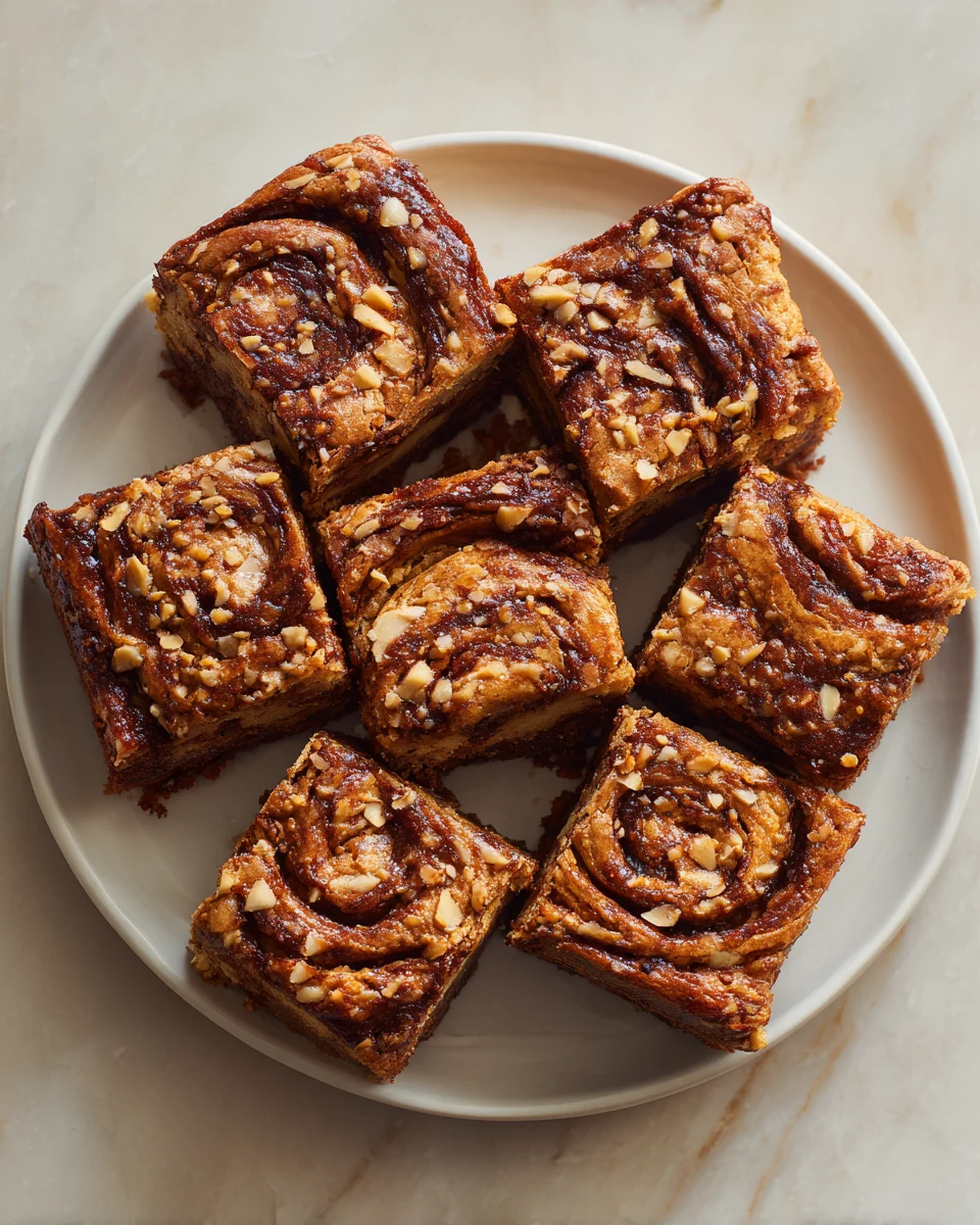 Cinnamon Roll Blondies