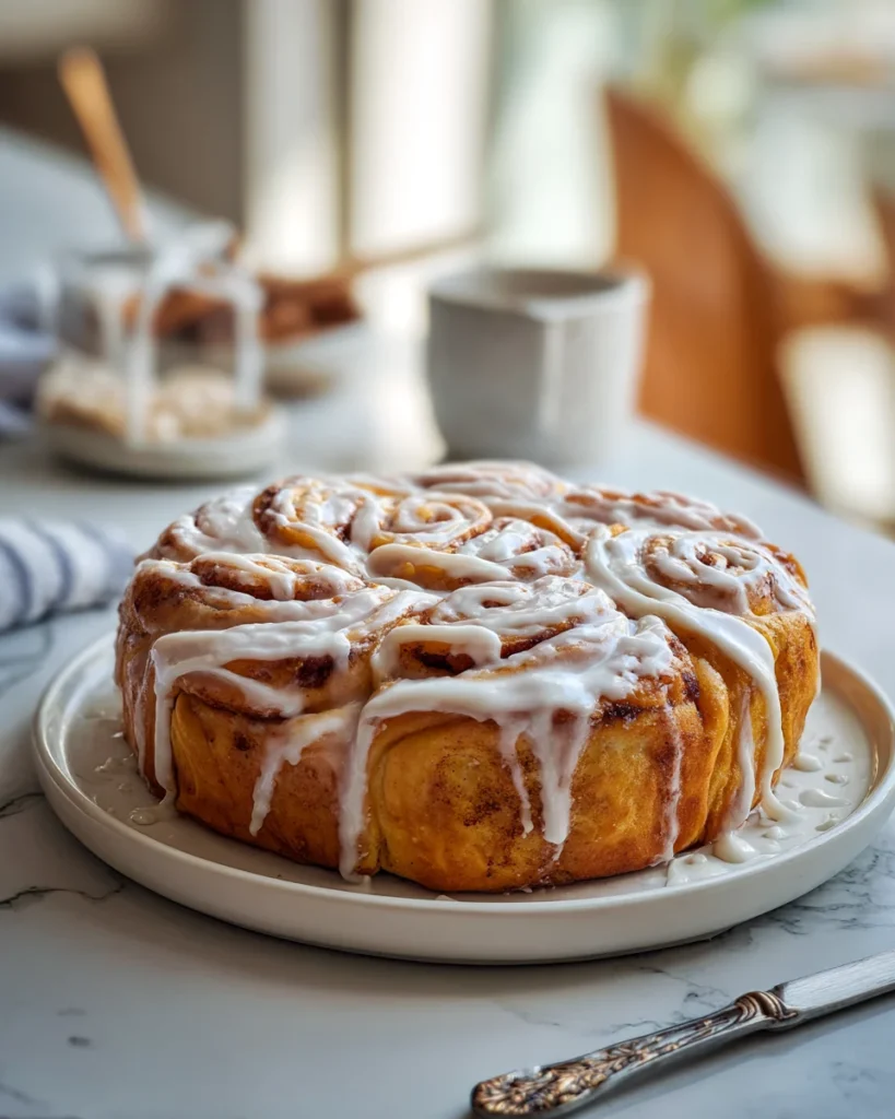 Cinnamon Roll Swirl Cake Recipe