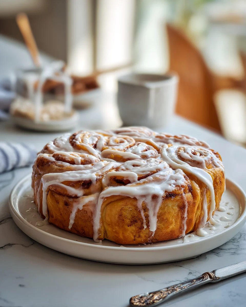 Cinnamon Roll Swirl Cake Recipe