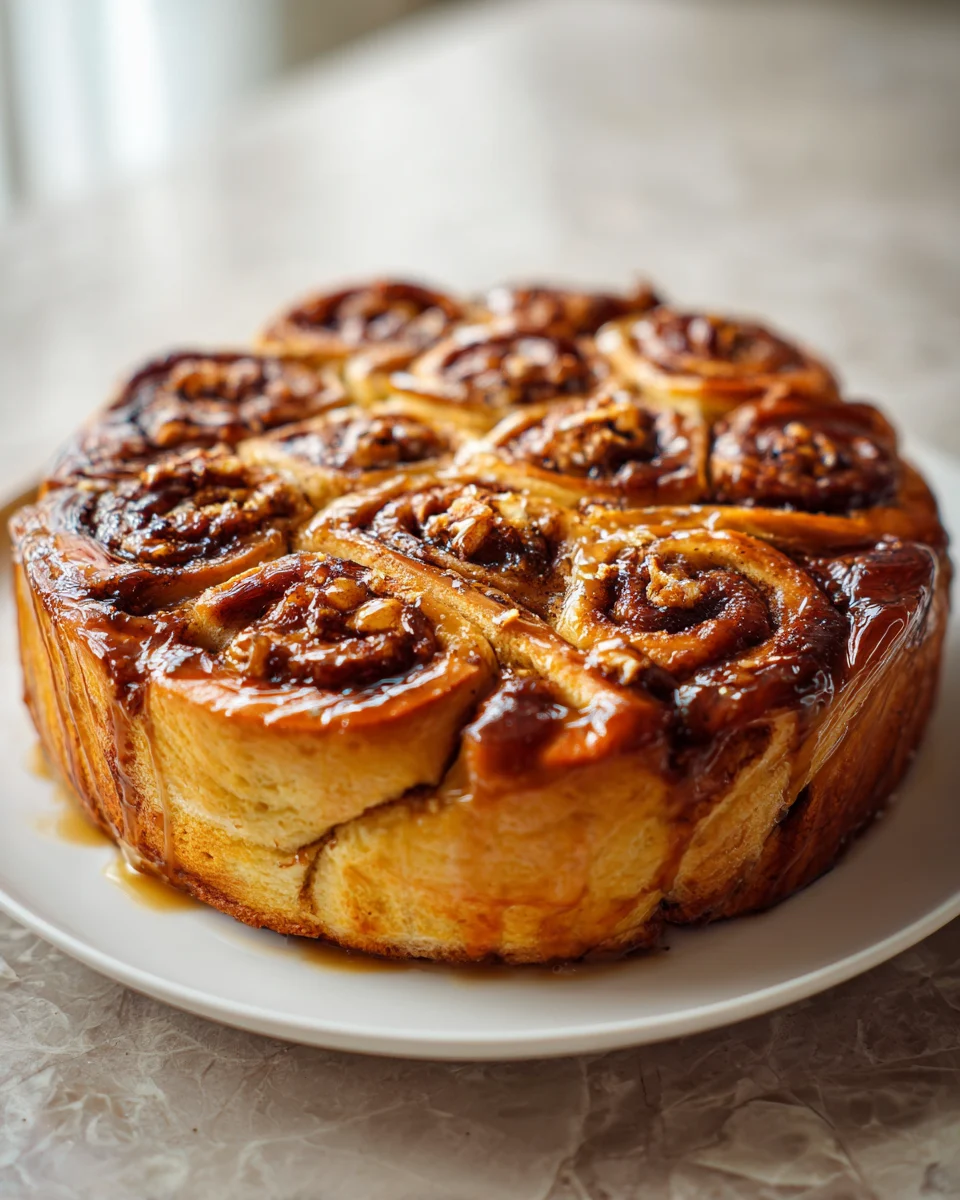 Cinnamon Roll Swirl Cake Recipe