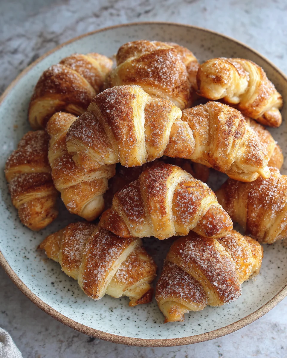 Cinnamon Sugar Crescent Bites