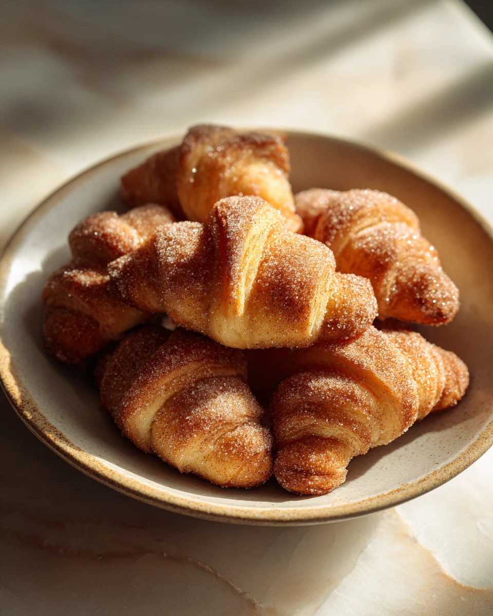 Cinnamon Sugar Crescent Bites