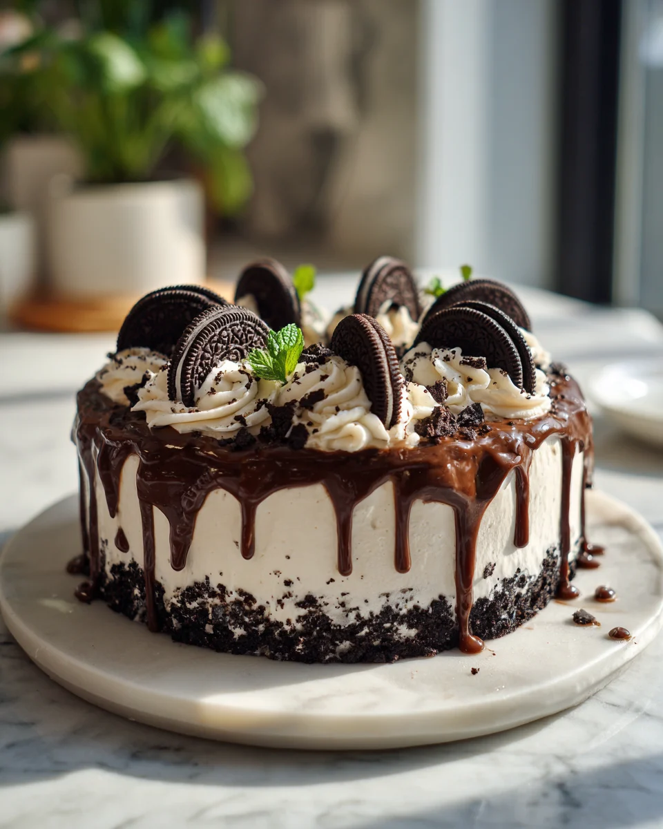 Cookies and Cream Celebration Cake: Your New Favorite Dessert!