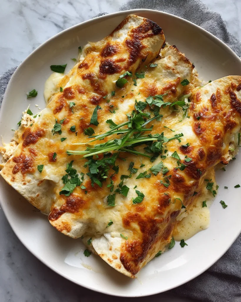 Cream Cheese Chicken Enchiladas