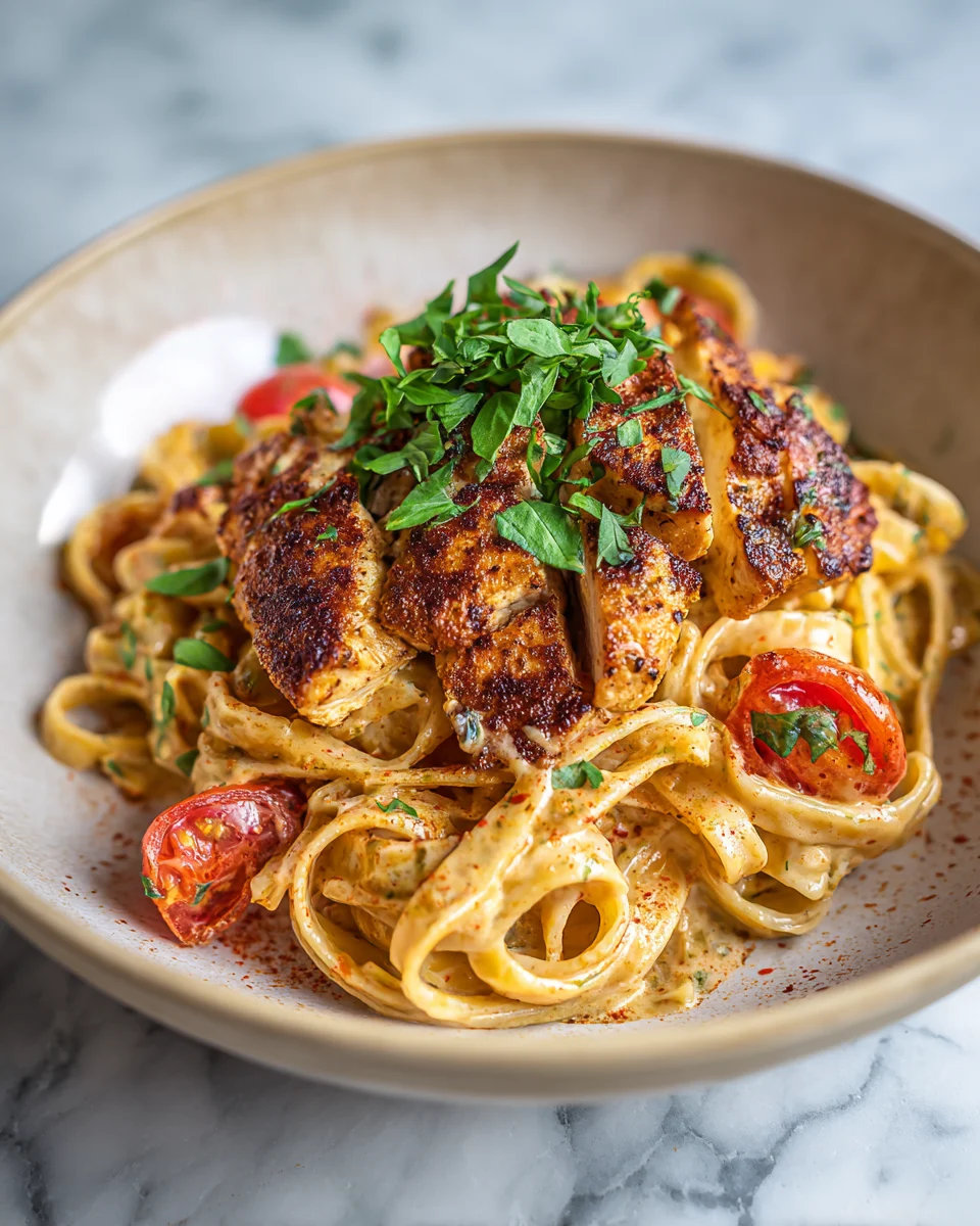Creamy Cajun Chicken Pasta