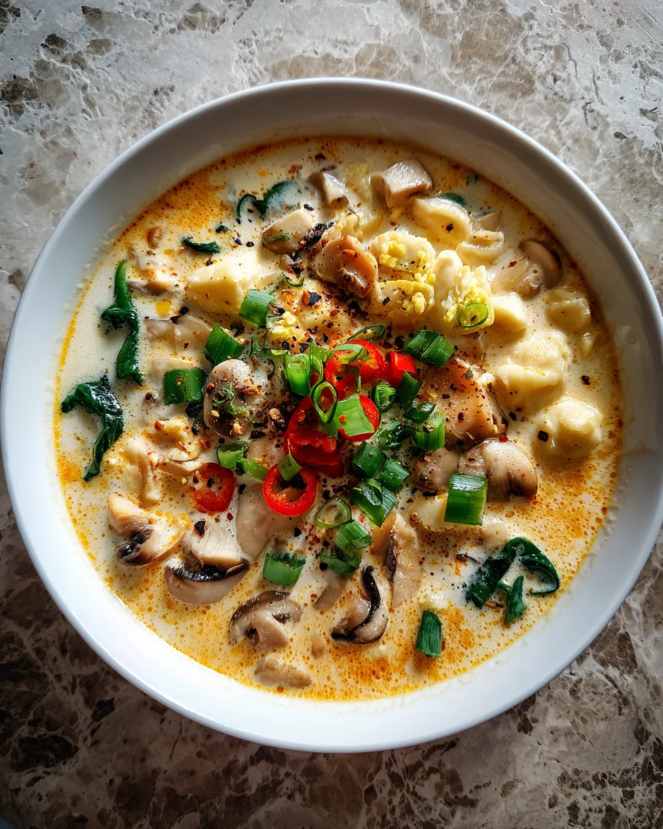 Creamy Coconut Thai Soup Delight