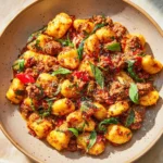 Creamy Italian Sausage Gnocchi Skillet
