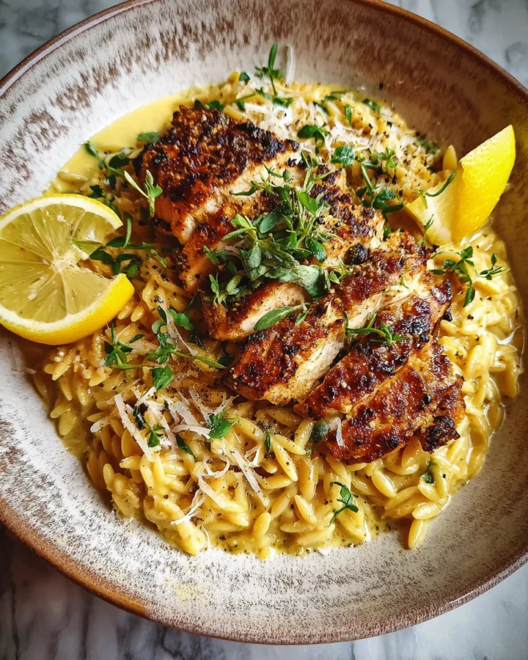 Creamy Lemon Chicken Orzo