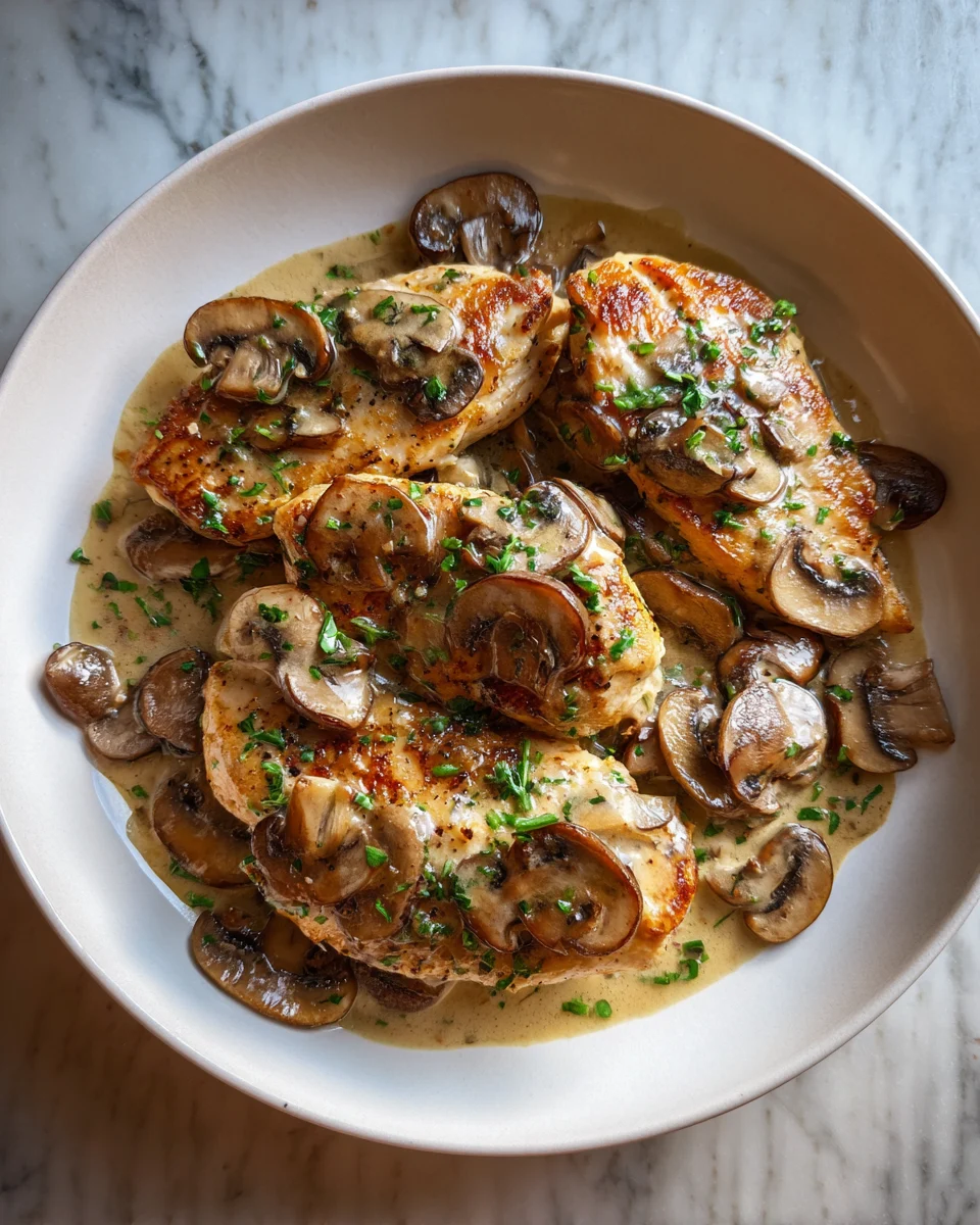 Creamy Mushroom Chicken Skillet