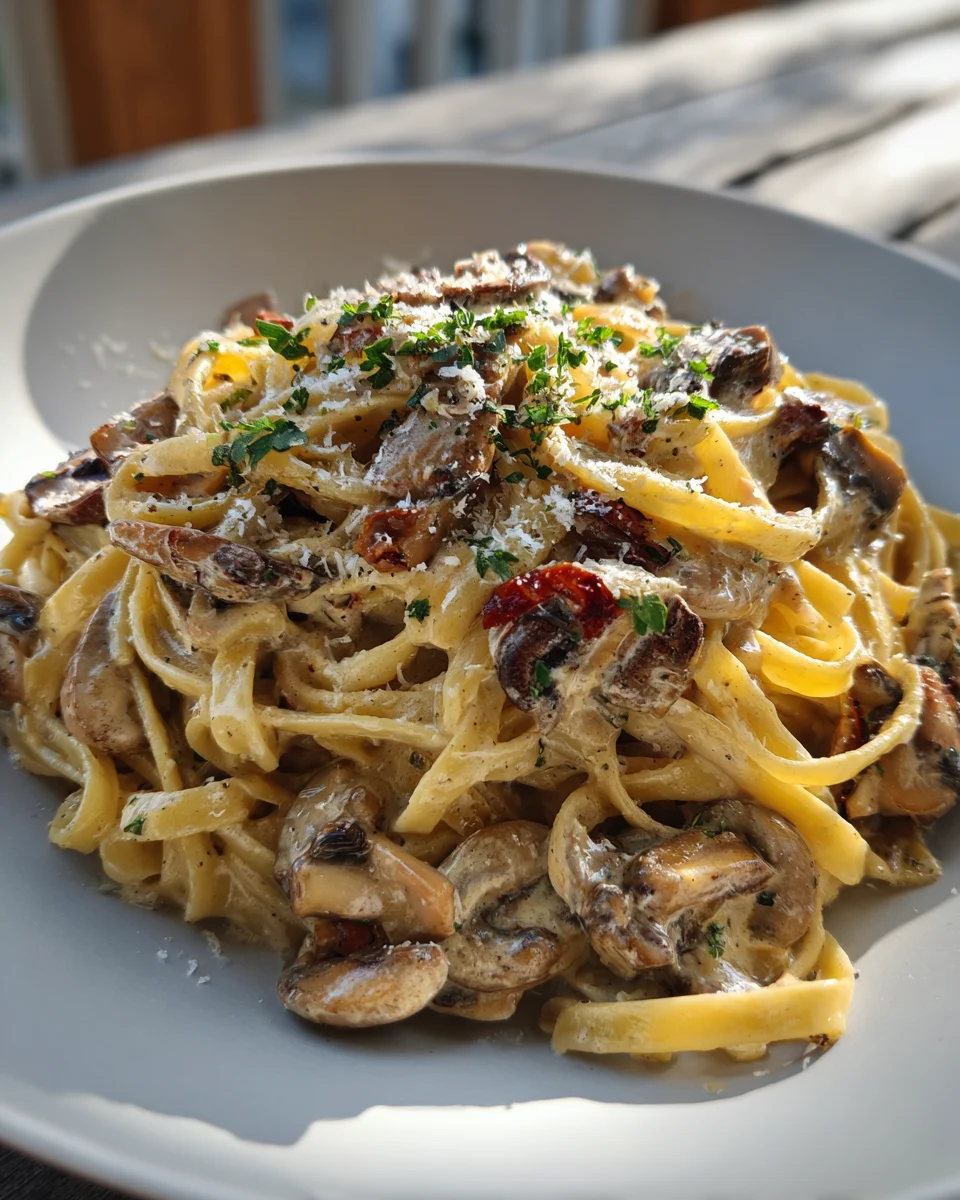 Creamy Mushroom Pasta