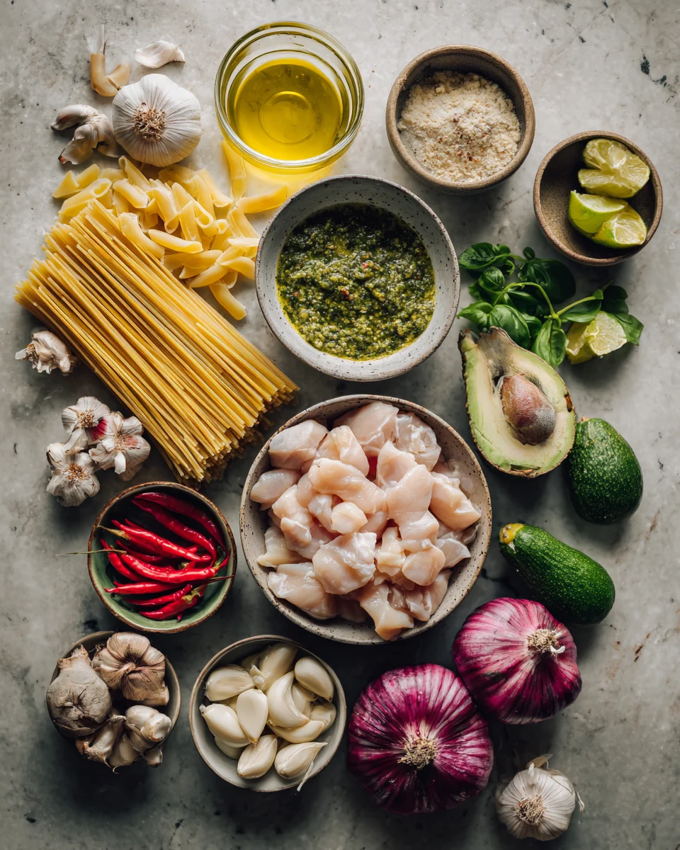 Creamy Pesto Chicken Pasta