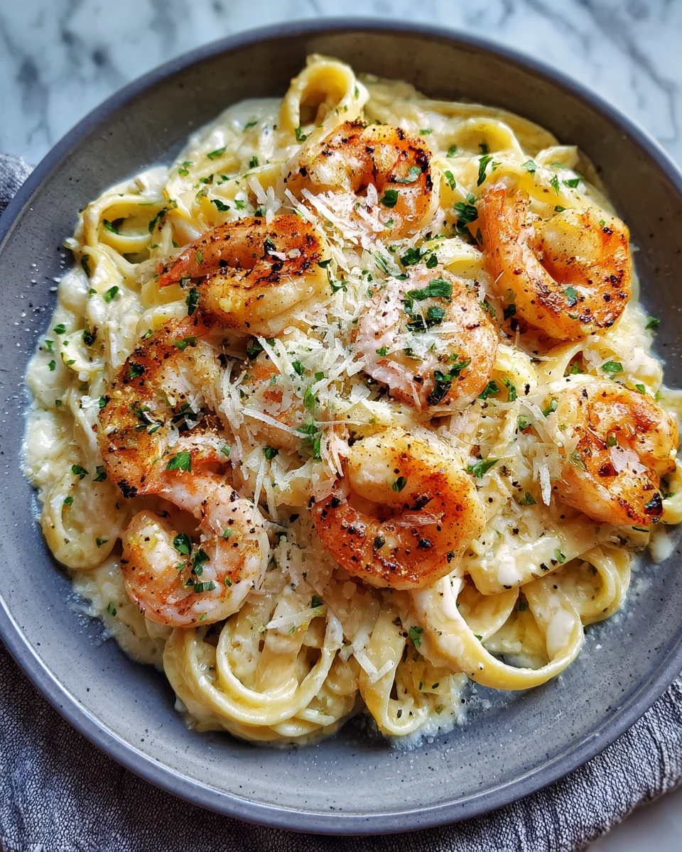 Creamy Shrimp Alfredo