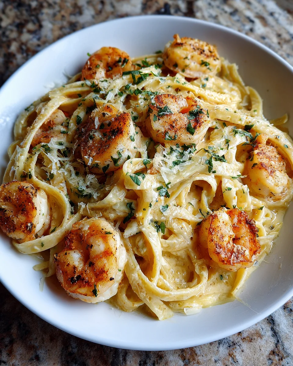Creamy Shrimp Alfredo