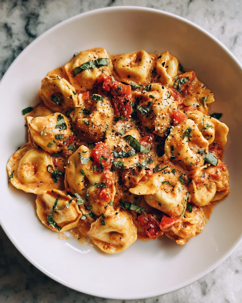 Creamy Tomato Tortellini