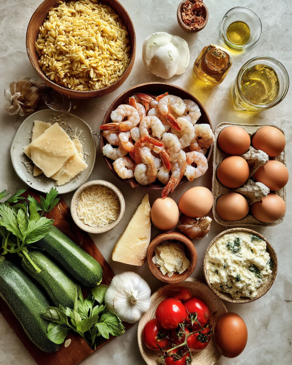 Creamy Tuscan Shrimp Orzo