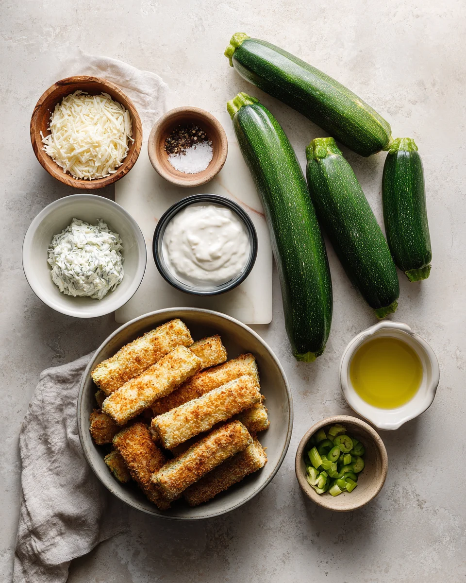 Crispy Parmesan Zucchini Fries with Ranch Dip