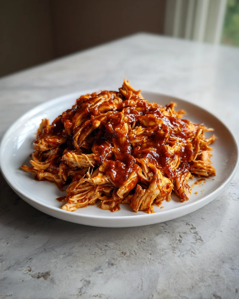 Crockpot BBQ Pulled Chicken