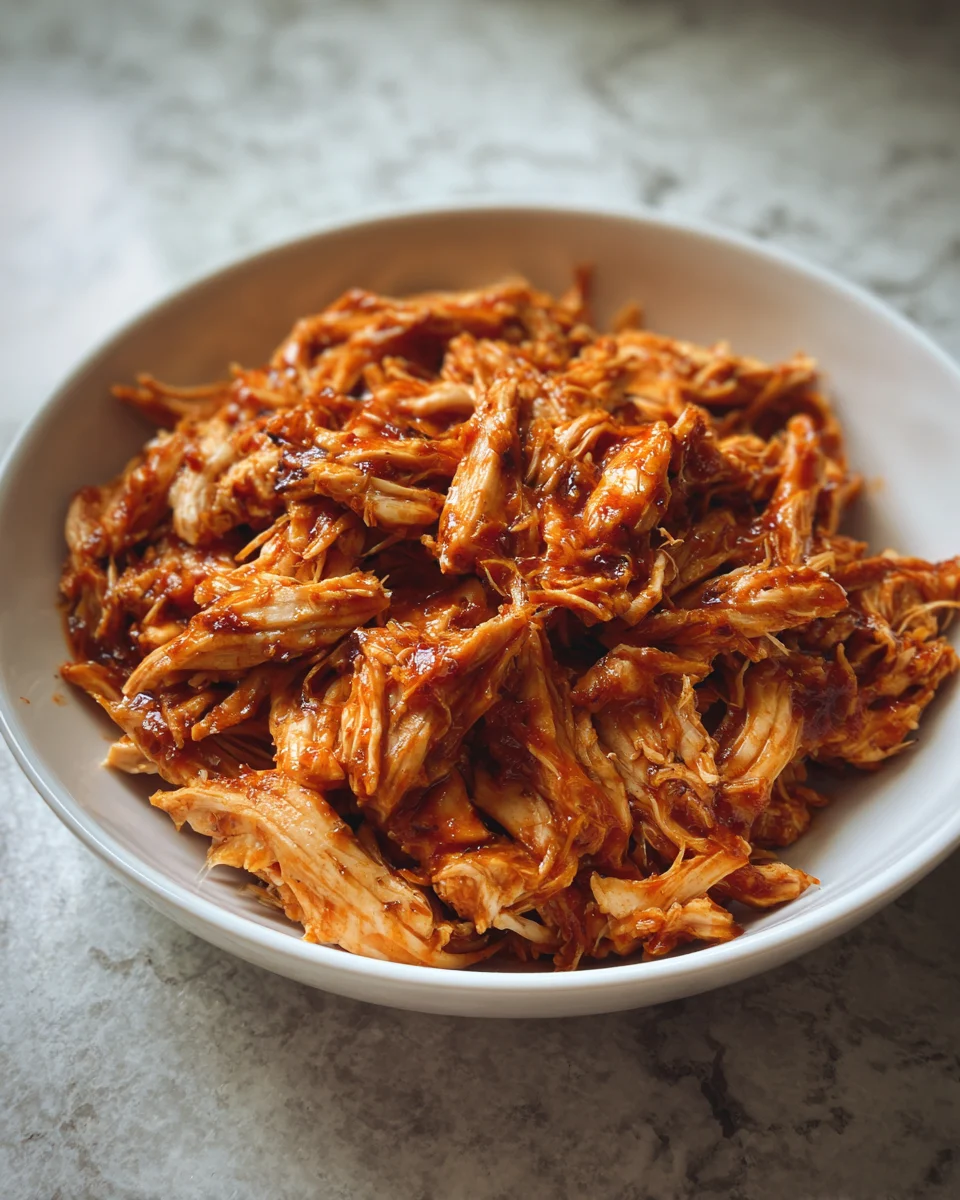 Crockpot BBQ Pulled Chicken