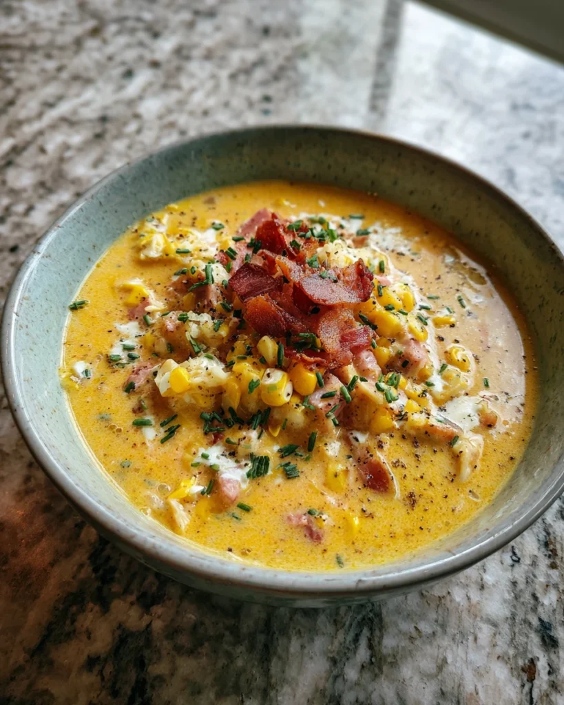 Crockpot Creamy Corn Chowder
