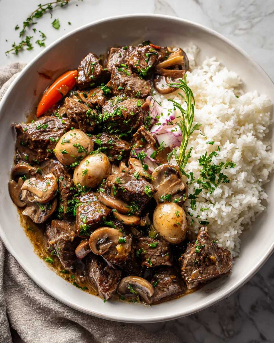 Crockpot Garlic Butter Beef Tips