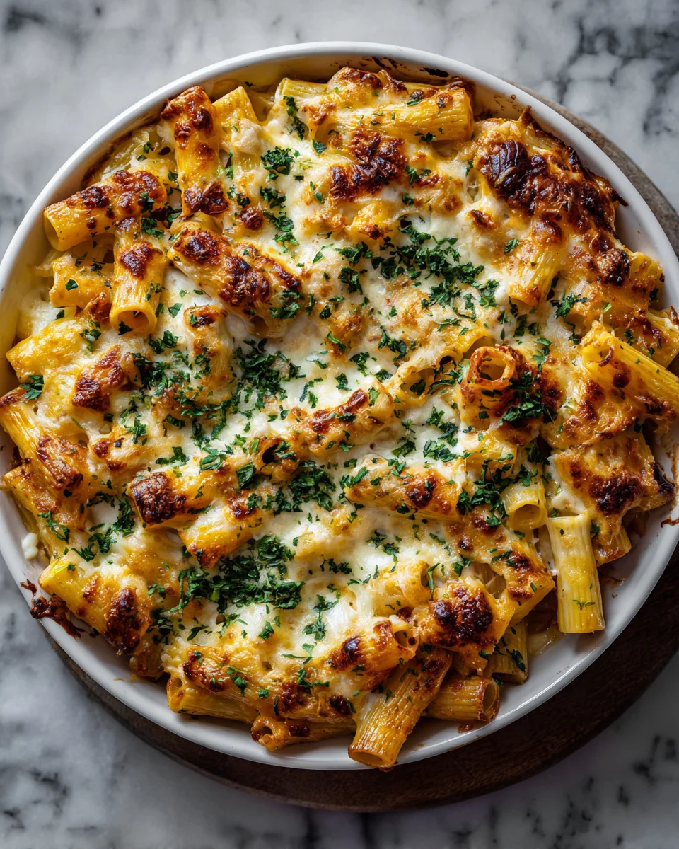 Four Cheese Baked Ziti