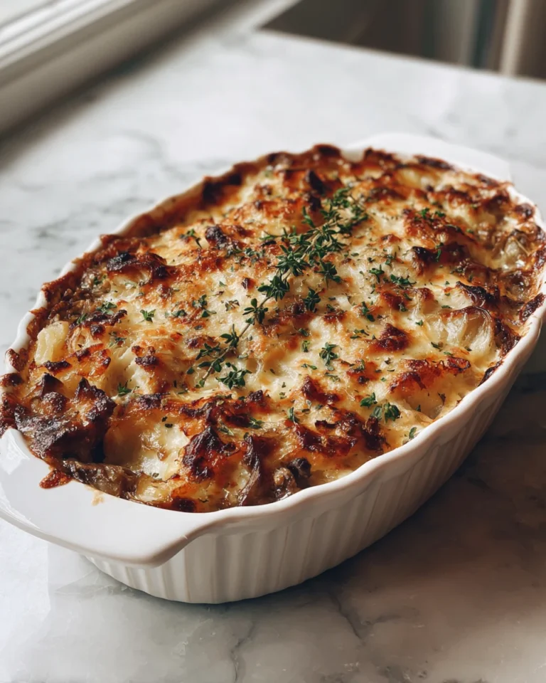 French Onion Beef Casserole