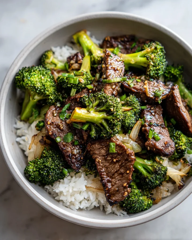 Garlic Butter Beef and Broccoli Recipe