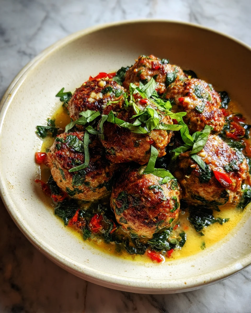 Garlic Butter Chicken Meatballs: A Delicious and Simple Recipe for Dinner
