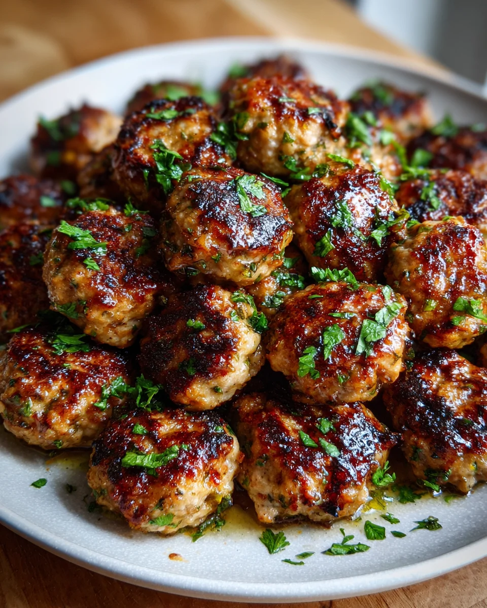 Garlic Butter Chicken Meatballs: A Delicious and Simple Recipe for Dinner