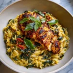 Garlic Butter Chicken Orzo