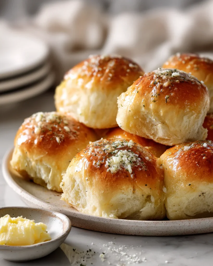 Garlic Butter Dinner Rolls