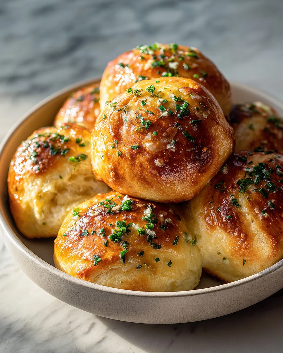 Garlic Butter Dinner Rolls